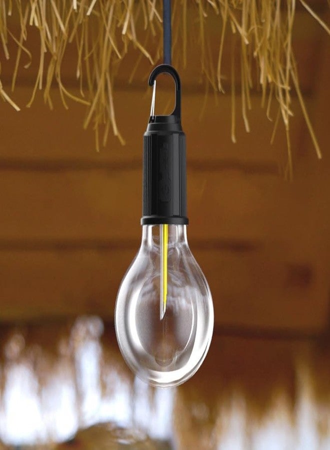 KSBOY Unbreakable Hanging Clip Hook Bulb Emergency Lamp Light Dynamic Decorative Rechargeable Bulb Hanging Tent Light Bulb 3 Lighting Modes Tent Lamp for Camping - Image 3